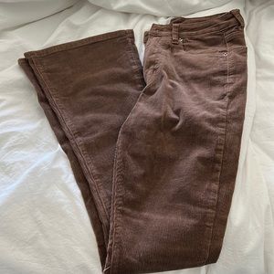 corduroy flare jeans
